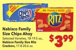 Vallarta Supermarkets Nabisco Family Size Chips Ahoy offer