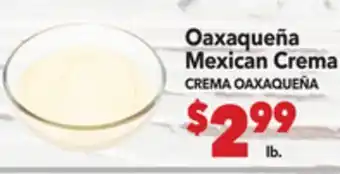 Vallarta Supermarkets Oaxaqueña Mexican Crema / CREMA OAXAQUEÑA offer