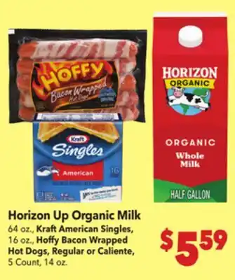 Vallarta Supermarkets Horizon Up Organic Milk offer