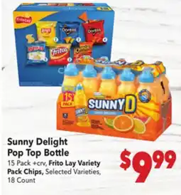 Vallarta Supermarkets Sunny Delight Pop Top Bottle offer