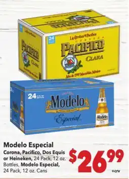 Vallarta Supermarkets Modelo Especial offer
