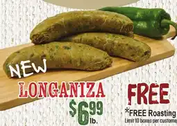 Vallarta Supermarkets LONGANIZA offer