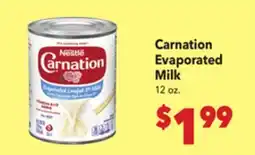 Vallarta Supermarkets Carnation Evaporated Milk offer