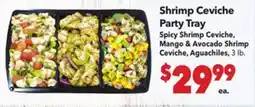 Vallarta Supermarkets Shrimp Ceviche Party Tray offer