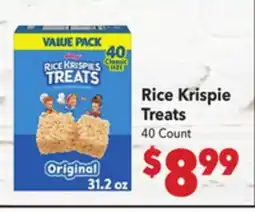 Vallarta Supermarkets Rice Krispie Treats offer