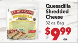 Vallarta Supermarkets Quesadilla Shredded Cheese offer