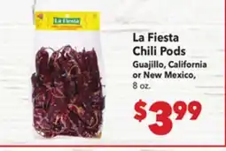 Vallarta Supermarkets La Fiesta Chili Pods offer