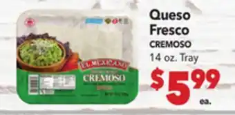 Vallarta Supermarkets Queso Fresco / CREMOSO offer