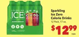 Vallarta Supermarkets Sparkling Ice Zero Calorie Drinks offer