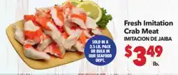 Vallarta Supermarkets Fresh Imitation Crab Meat / IMITACION DE JAIBA offer