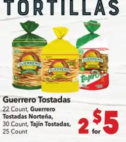 Vallarta Supermarkets Guerrero Tostadas offer