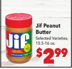 Vallarta Supermarkets Jif Peanut Butter offer