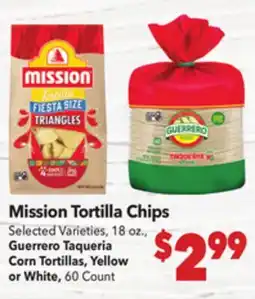 Vallarta Supermarkets Mission Tortilla Chips offer