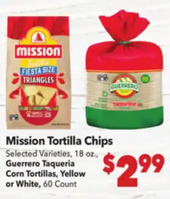 Vallarta Supermarkets Mission Tortilla Chips offer