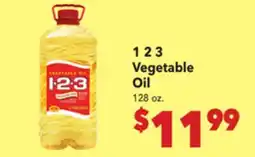 Vallarta Supermarkets 1 2 3 Vegetable Oil offer