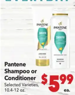 Vallarta Supermarkets Pantene Shampoo or Conditioner offer