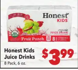Vallarta Supermarkets Honest Kids Juice Drinks offer