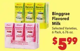 Vallarta Supermarkets Binggrae Flavored Milk offer