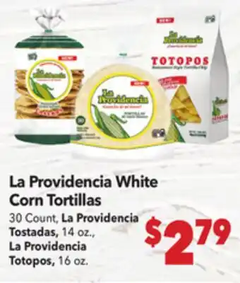 Vallarta Supermarkets La Providencia White Corn Tortillas offer