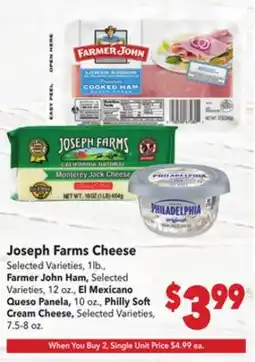 Vallarta Supermarkets Joseph Farms Cheese offer