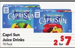Vallarta Supermarkets Capri Sun Juice Drinks offer