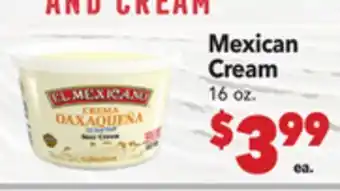 Vallarta Supermarkets Mexican Cream offer