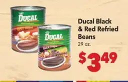 Vallarta Supermarkets Ducal Black & Red Refried Beans offer
