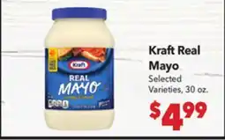 Vallarta Supermarkets Kraft Real Mayo offer