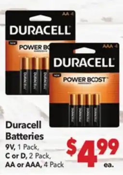 Vallarta Supermarkets Duracell Batteries offer