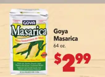 Vallarta Supermarkets Goya Masarica offer