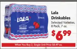 Vallarta Supermarkets Lala Drinkables offer
