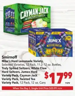 Vallarta Supermarkets Smirnoff offer