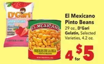 Vallarta Supermarkets El Mexicano Pinto Beans offer