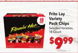 Vallarta Supermarkets Frito Lay Variety Pack Chips offer