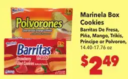 Vallarta Supermarkets Marinela Box Cookies offer