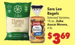 Vallarta Supermarkets Sara Lee Bagels offer