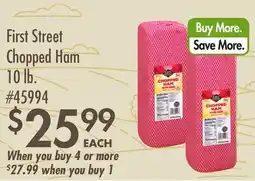Smart & Final First Street Chopped Ham offer