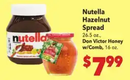 Vallarta Supermarkets Nutella Hazelnut Spread offer