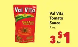 Vallarta Supermarkets Val Vita Tomato Sauce offer