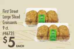 Smart & Final First Street Large Sliced Croissants offer