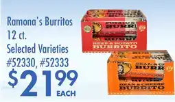 Smart & Final Ramona's Burritos offer