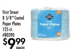 Smart & Final First Street 8 5/8 Coated Paper Plates offer
