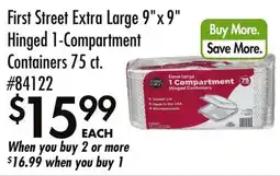 Smart & Final First Street Extra Large 9x 9 offer