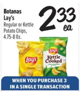 El Super Regular or Kettle Potato Chips offer