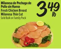 El Super Fresh Chicken Breast Milanesa Thin Cut offer