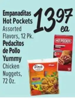 El Super Hot Pockets Empanaditas Hot Pockets, 12 Pk. Yummy Chicken Nuggets, 72 0z offer