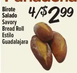 El Super Birote Salado Savory Bread Roll offer