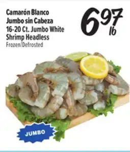 El Super Jumbo White Shrimp Headless offer