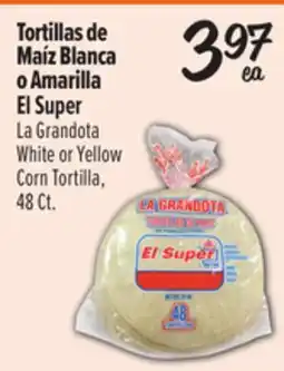 El Super White or Yellow Corn Tortilla offer