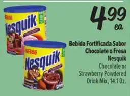 El Super Chocolate or Strawberry Powdered Drink Mix offer